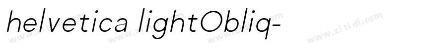 helvetica lightObliq字体转换 helvetica lightObliq字体转换